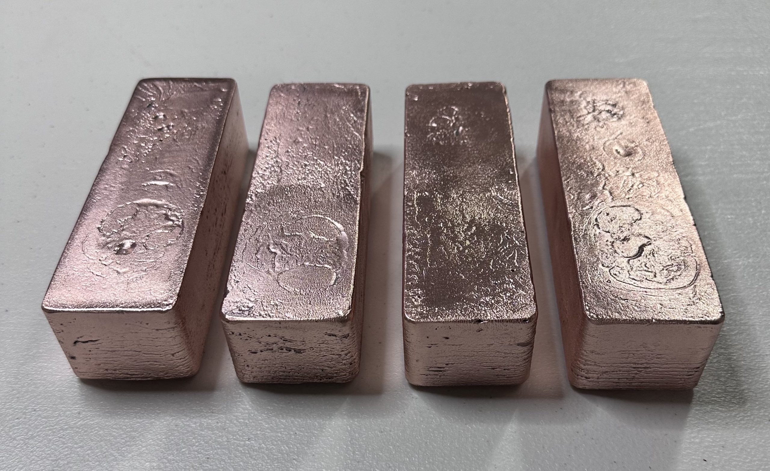 23+ lb Hand Poured Copper Ingots - Image 2