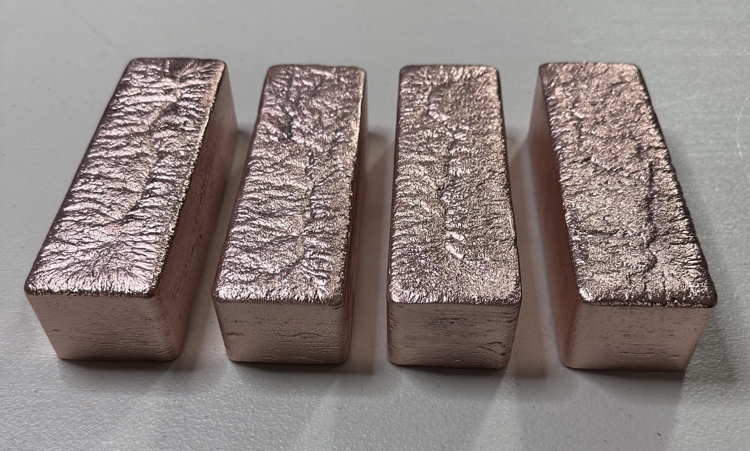 23+ lb Hand Poured Copper Ingots - Image 5